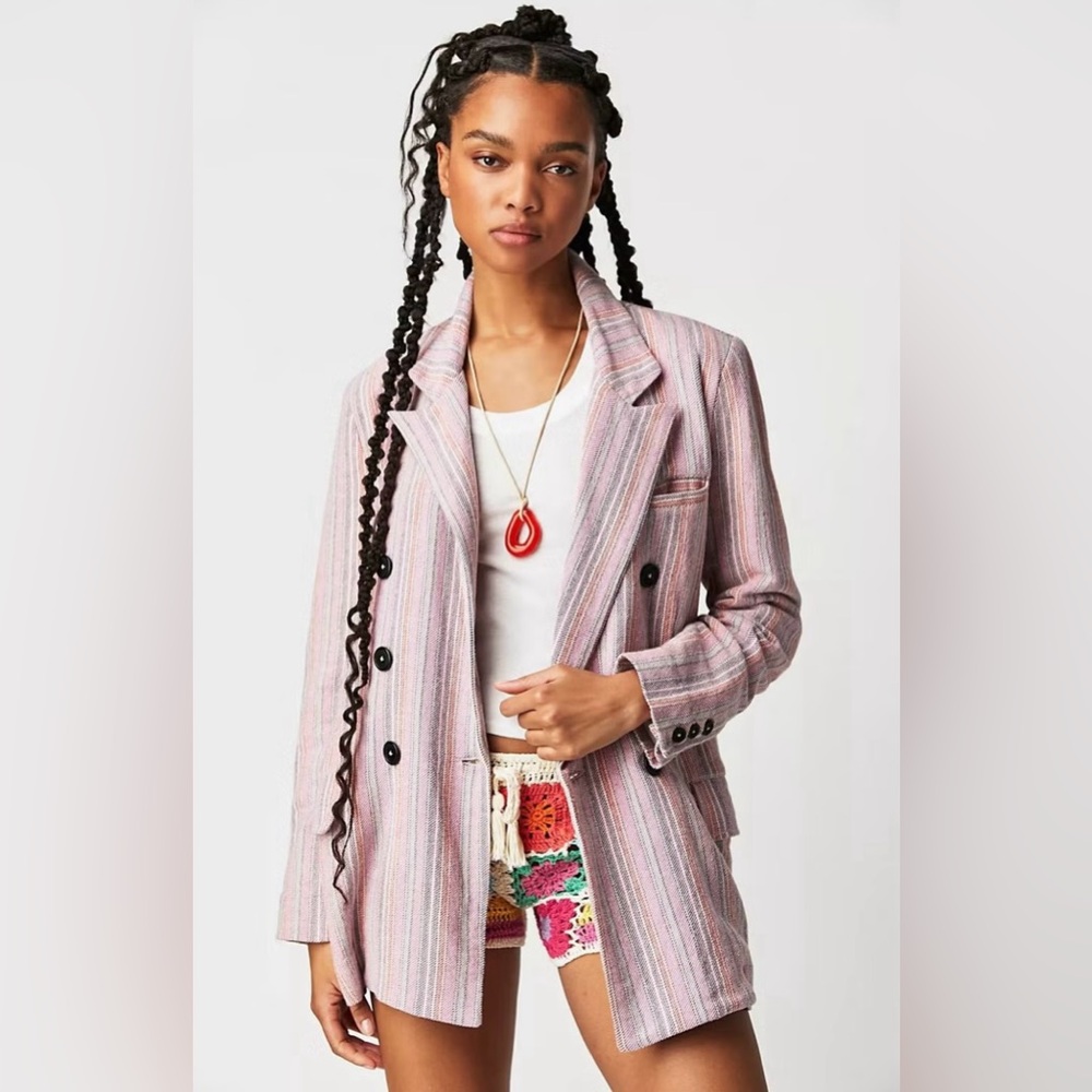 We The Free Kai tweed blazer
